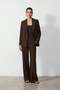 Kuşaklı oversize blazer ceket
