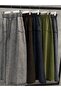 Women's Brown Spanish Flared Trousers Snow Washed Cotton Gabardine Elastic Waist Comfortable Model - 6