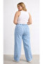 New Season-High Waist Elastic Open Ice Wide Leg Pants - Flexible and Comfortable Cut Jeans - 6