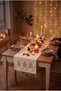 100% Cotton Linen Bohemian Punch Embroidered Table Runner – 40X 130 Elegant and Natural Tablecloth - 6