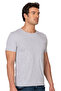 Özkan 0265 6-Pack Men's 95% Cotton Closed Crew Neck Half Sleeve Undershirt T-Shirt - 5