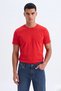 Men'S/Unisex Slim Fit Red Slim Fit Lycra Body-Fitting Soft Textured Crew Neck T-Shirt