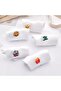 Set of 5 Women's Colorful Fun White Booties Socks - 3