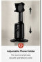 Smartphone Holder with Integrated Webcam for Video Calls and Content Creation - 5