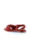 Red Leather Women's Sandals 01Wu4121 - 5