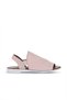 Dusty Rose Leather Women's Flat Sandals 01Wa3008