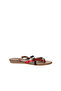 Gray Multi Leather Women's Flip Flops 01Wu7458 - 2