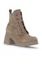 Mink Suede Women's Heeled Boots 01Wz7001 - 2