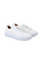 Women's White Leather Sneakers