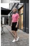 Unisex Casual Short Sleeve Set with Anchor Print Outdoor Spring/Summer Full Shorts - 7