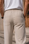 Men's Summer Synthetic Linen High Waist Elastic, Loose Cut Trousers C350 - 8