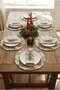 Milk Coffee French Country American Service 6 Pieces 33X33 Mdf Elastic Fabric Supla Tableware Presentation Set - 5