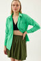 Basic Oversize Front Pocket Shirt - 3