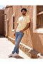 Men Yellow Basic Solid T-Shirt - 5