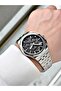 Functional Silver-Black Color Sapphire Glass Steel Band Steel Case Men's Wristwatch 1288Mr - 4