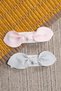Striped Knotted Baby Hair Band Set of 4 - 4