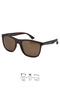 Men's Brown Sunglasses with Polarized Lenses with Uv400 Protection 1312 C8484 - 2