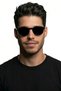 Rimini Black Polarized Unisex Sunglasses - 4