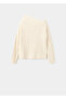 Knitted Patterned Wool Blend Sweater - 3