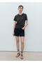 V-neck cotton t-shirt - 2