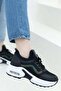 Flet 121 Black White Air Sole Women's Sneakers - 5