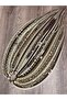 Rasta Mix African Knitted Buckle 35 Pack - Platinum & Yellow & Auburn - 2