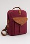 Water Resistant Waxed Canvas Unisex Adjustable Length Backpack - 2