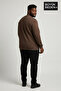 Men's Large Size Ny New York Printed Crew Neck Slim Sweatshirt Spr26Bsw956-15 - 2