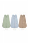 100% Cotton Newborn Baby Summer Muslin Swaddle Romper and Sleeping Bag – Mint Green, Double Zipper - 6