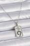 316l steel silver color chain scorpion sign zircon stone women necklace