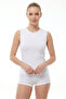 Naeema Cotton Women's 3-Pack Sleeveless Undershirt Set - 95% Premium Cotton Tank Top (White, Black, Nude) - 5