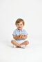Baby Boy Shorts Polo Collar Striped Summer Set 6-24 Months - 5