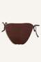 Lace-Up Wrinkled Textured Bikini Bottom E0208Ax25Sm - 6