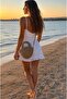 Handmade Oyster Model Women's Hand and Shoulder Straw Bag - 2