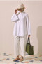 Pleated Detailed Shirt White - 8