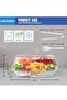 3-Tier Chilled Serving Platter, Ice Serving Tray with Lid & Stainless Steel Utensils for Party - 2