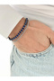 Silver and Navy Blue Steel Men's Bracelet Frj10102A-L 2 Year Warranty Gift Wrapped