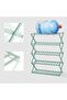 Folding Shoe Shelf Stackable Shoe Rack, Space Saving Organizer for Entryway Closet - 4