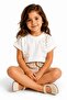 Girl's floral embroidered skort set with shorts - ages 2-5 - 3