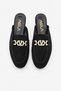 Agila Black Deluxe Perforated Daily Slippers - 2