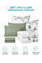 6-Pcs Printed Duvet Cover Set King Size 220x240cm, Brushed Microfiber Fabric (Without Filler) - 4