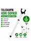 Premium Telescopic Hanger Pole 2 Meters Aluminum Body High Cabinet Clothes Retrieving Device