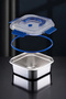 4 Pieces of Thin Steel 1250 ml Lockable Food Meat Refrigerator Nutrition Storage Container Mt106 - 3