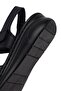 Women's Black Strappy Leather Comfort Sandals 26Sfd322018 - 8