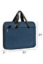 Macbook Organizer Laptop Briefcase 13 & 14 Inch Navy Blue - 3