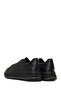 Men's Black Lace-Up Thick Sole Sports Shoes, Genuine Leather Sneaker 25Wfd7601Ft - 5