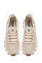 Zero Men's Beige Lace-Up Thick Sole Sports Shoes, Fabric Sneaker 25Sfd69406F - 7