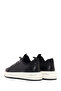 Men's Black Lace-Up Thick Sole Shoes Leather Sneakers 26Sfd676318 - 6