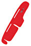 Tofaş Şahin Kartal Low Chest Red Torpedo Protection Carpet & Gear Shift Center Console Side Covering Set |   Embroidered - 4