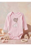 Baby Bodysuit with Elephant and Flower Print - 2